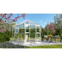 Vitavia Gewächshaus Galaxis 9000 ESG/ HKP Weiß B 336 Cm X T 383 Cm