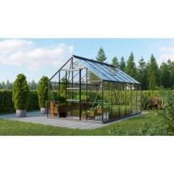 Vitavia Gewächshaus Meridian 1 - 9900 ESG 3 Mm - Schwarz Vorzugsset