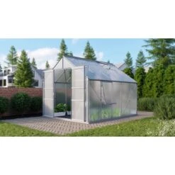 Vitavia Gewächshaus Meridian 2 - 8300 HKP 4 Mm - Alu Vorzugsset