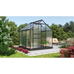 Vitavia Gewächshaus Comet 3800 HKP 4 Mm - Schwarz Vorzugsset