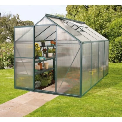 Vitavia Gewächshaus Triton 5000 HKP 4 Mm - Smaragd - Vorzugsset 1 Vitavia Gewächshaus Triton 5000 HKP 4 Mm - Smaragd - Vorzugsset