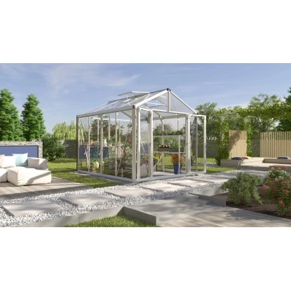 Vitavia Gewächshaus Zeus Comfort 8100 ESG/HKP Alu 2 Vitavia Gewächshaus Zeus Comfort 8100 ESG/HKP Alu – Bild 2