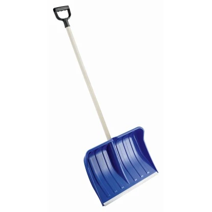 Kunststoff-Schneeschieber Mit Holzstiel 55 Cm 1 Kunststoff-Schneeschieber Mit Holzstiel 55 Cm