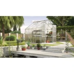 Gewächshaus Vitavia Uranus 6700 Hohlkammerplatten 4 Mm Inkl. Fundament Aluminium