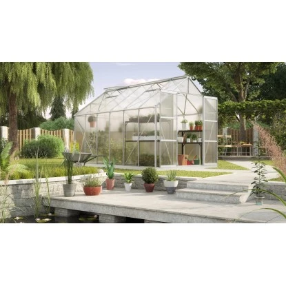 Gewächshaus Vitavia Uranus 9900 Hohlkammerplatten 6 Mm Inkl. Fundament Aluminium 1 Gewächshaus Vitavia Uranus 9900 Hohlkammerplatten 6 Mm Inkl. Fundament Aluminium