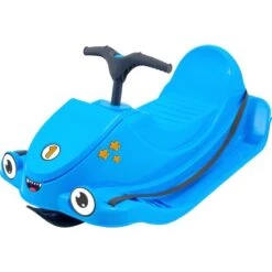 KHW Schlitten Snow Quad Mit Lenker Und Stickerbogen Iceblue