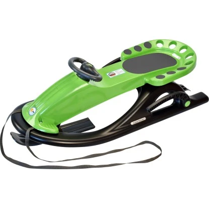 KHW Schlitten Snow Future Mit Teleskoplenkung Und Metallbremsen Grün 1 KHW Schlitten Snow Future Mit Teleskoplenkung Und Metallbremsen Grün