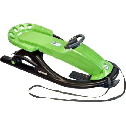 KHW Schlitten Snow Future Mit Teleskoplenkung Und Metallbremsen Grün 4 KHW Schlitten Snow Future Mit Teleskoplenkung Und Metallbremsen Grün – Bild 4