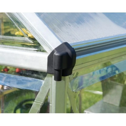 Palram Canopia Hybrid 4.3 X 1.9 Gewächshaus Silber Klare Seitenwände 5 Palram Canopia Hybrid 4.3 X 1.9 Gewächshaus Silber Klare Seitenwände – Bild 5